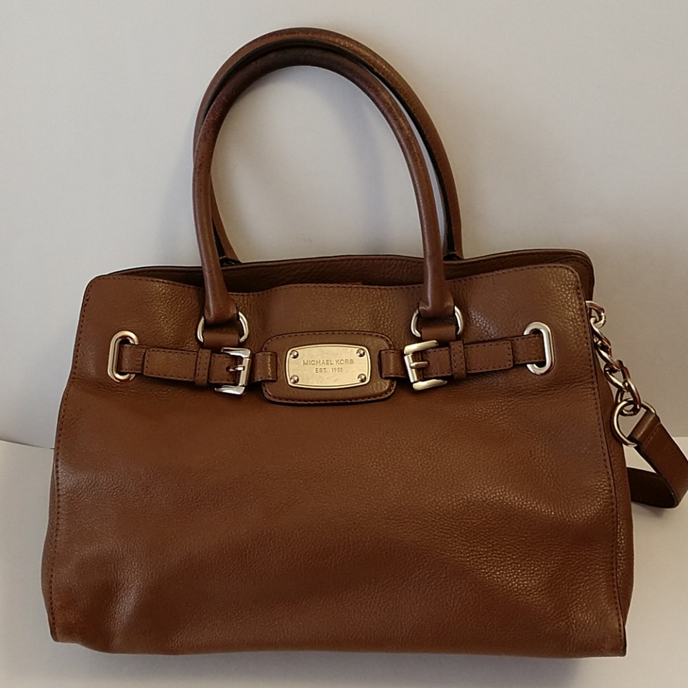 Michael Kors Large Brown East West Hamilton Bag